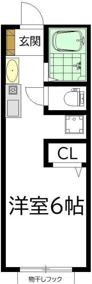 ネクサス南烏山 103号室 間取り