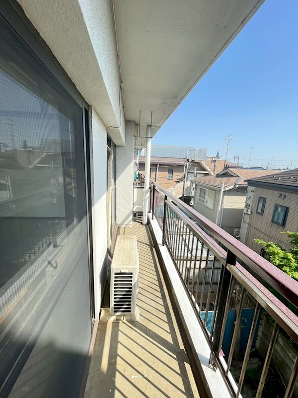 フジマンション ベランダ