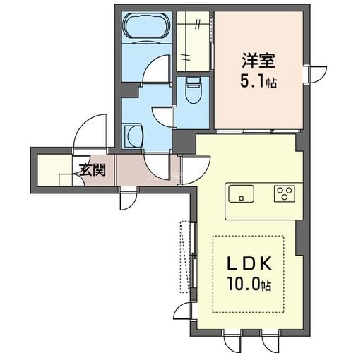 クオリスタ 301号室 間取り
