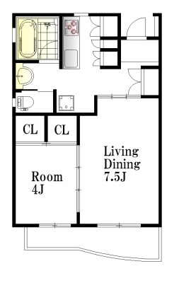 ベルドリーム 201号室 間取り