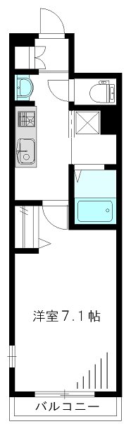 ｓｔｒａｄａ高円寺（ストラーダ高円寺） 101号室 間取り