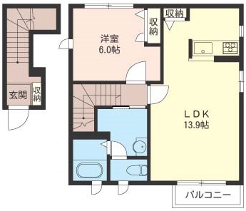ソフィア代田 201号室 間取り