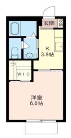 コンフォート 202号室 間取り