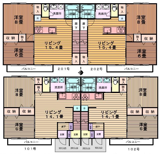 ルーエ・ヴァルト 202号室 外観