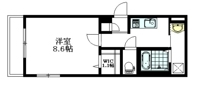 クレアージュ高円寺 202号室 間取り