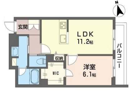 サクラ中野上高田 208号室 間取り