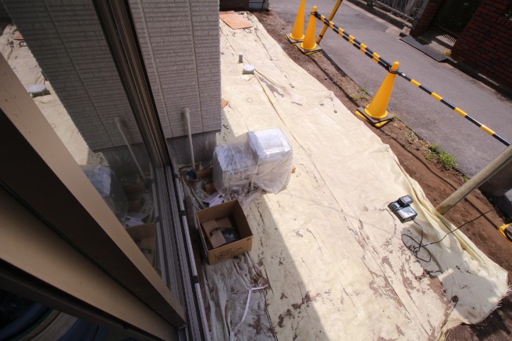 アベリア ベランダ