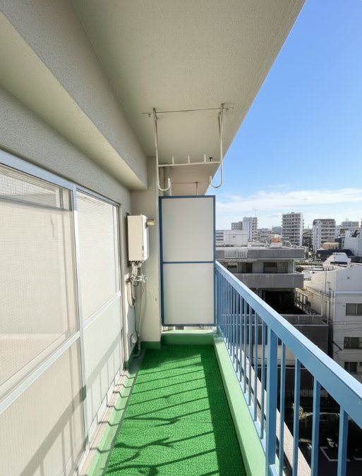 東中野コーポ ベランダ