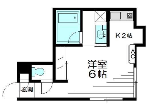 PUPPY HOUSE  B号室 間取り