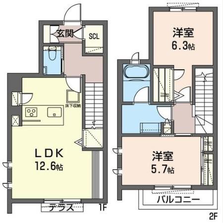 ワイズガーデン吉祥寺 103号室 間取り