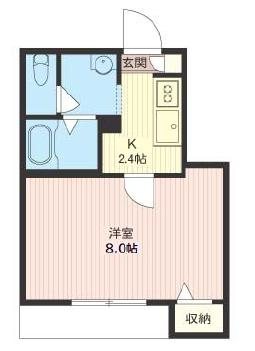 グランディール代田A 102号室 間取り