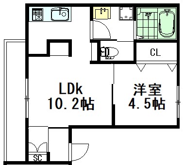 ヘーベルメゾン三鷹 301号室 間取り
