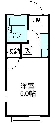 ジュネスリヴボード 201号室 間取り