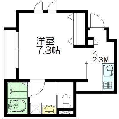 カルディエリ高円寺 101号室 間取り