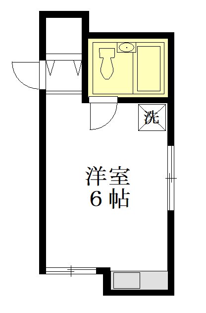 アリエール竹山 203号室 間取り