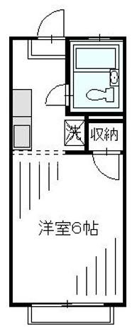 カメリア 205号室 間取り