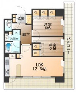 グランスイート高円寺 804号室 間取り