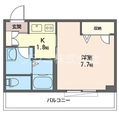カーサアローロ 302号室 間取り