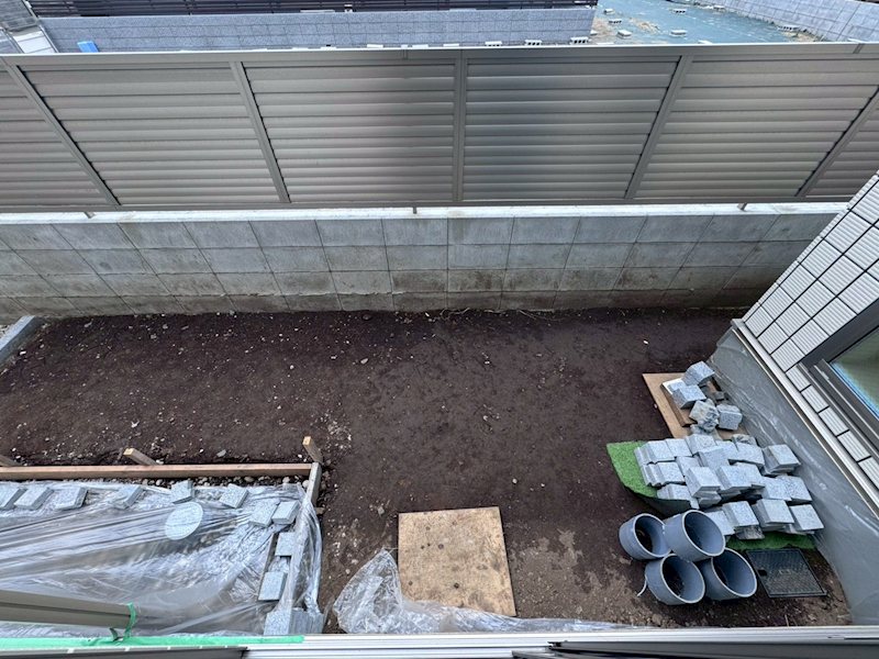 クレールムサシ ベランダ