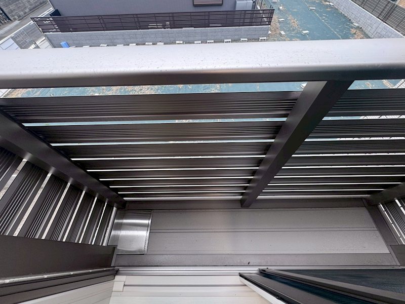 クレールムサシ ベランダ