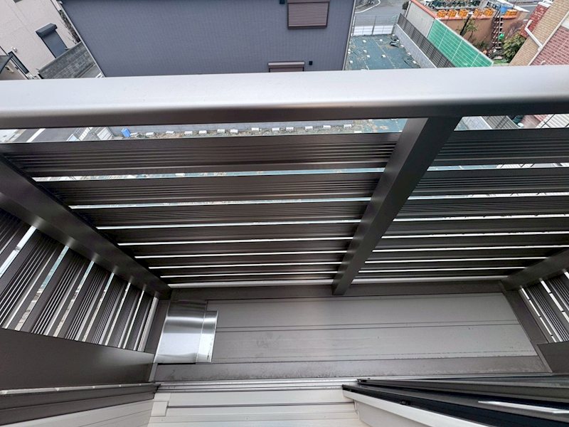 クレールムサシ ベランダ