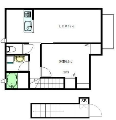 ヴィラピネド 間取り図