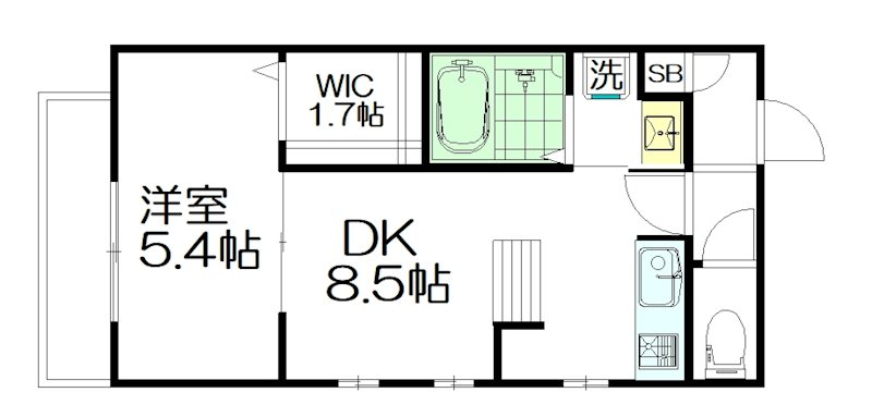 ヘーベルメゾン高円寺 201号室 間取り