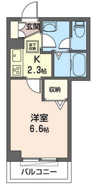 カーサアローロ 102号室 間取り