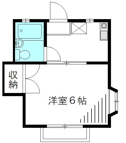 メゾンドコスモ 101号室 間取り