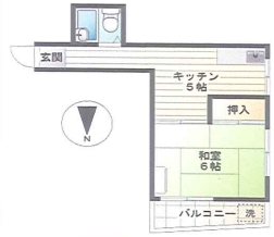 船坂ビル 302号室 間取り