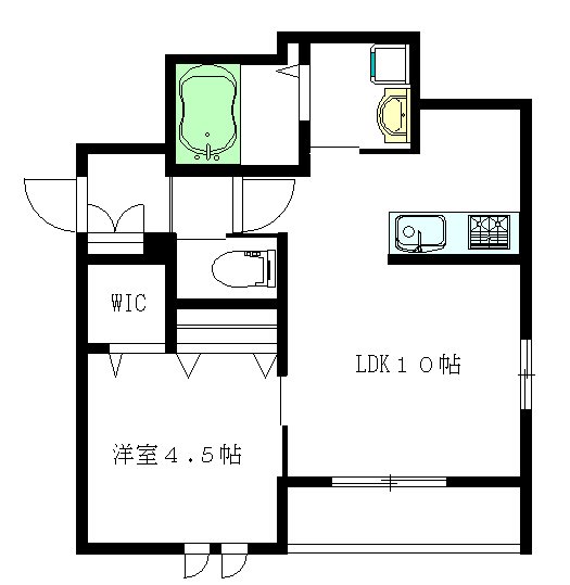 Alegria高円寺（アレグリア） 101号室 間取り