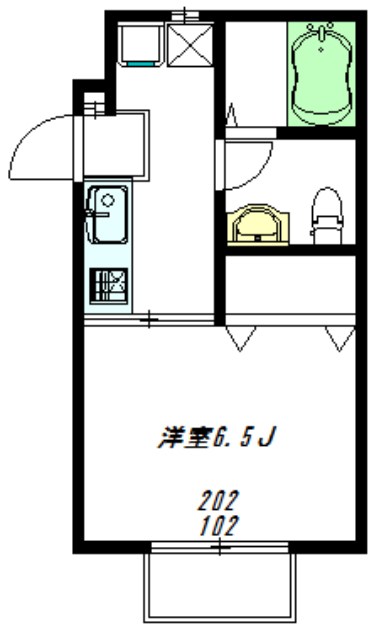 CASA M（カーサエム） 102号室 間取り