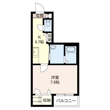 プリマヴェーラ 101号室 間取り