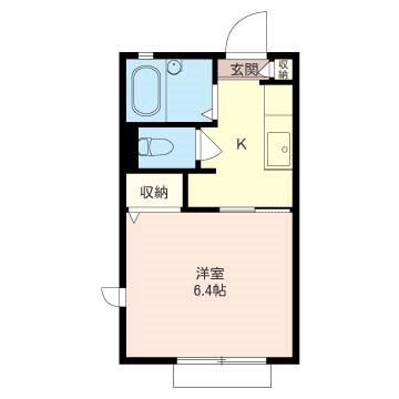 カーサⅡ 101号室 間取り