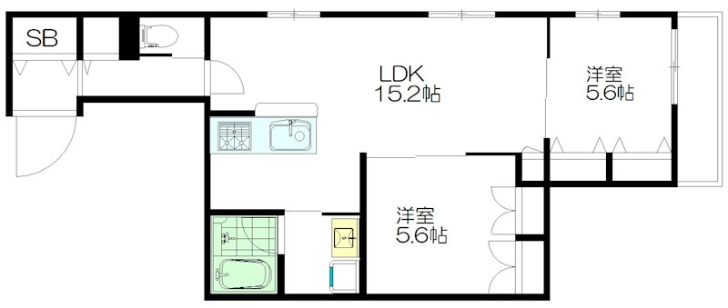 ミルクリスタル杉並 201号室 間取り