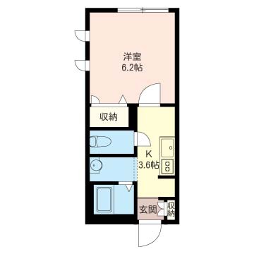 カーサ吉祥寺 101号室 間取り