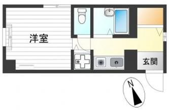 サザンヒルズ弐番館 208号室 間取り