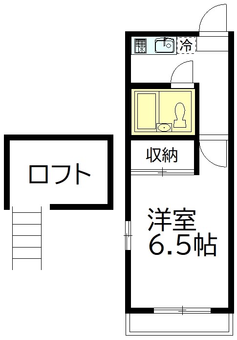 ラヴィエール 201号室 間取り