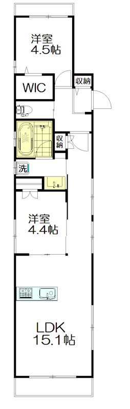Ｈｅｂｅｌ　Ｏｎｅ（ヘーベルワン） 301号室 間取り