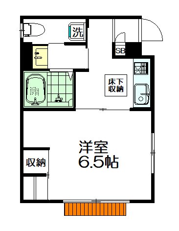 dear room(ディアルーム) 101号室 間取り