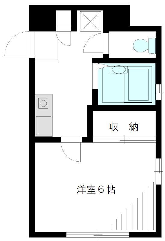 ドミール2001 102号室 間取り
