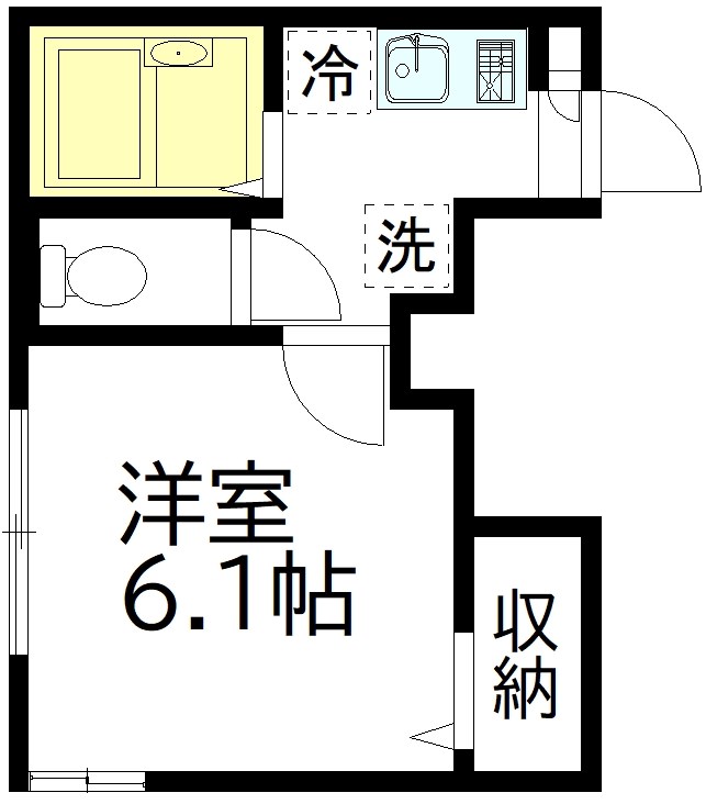 クレアシオン永福 102号室 間取り