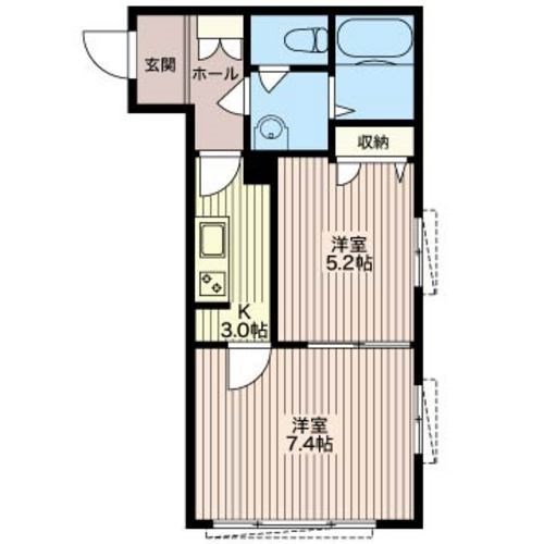 レジデンス江藤 103号室 間取り