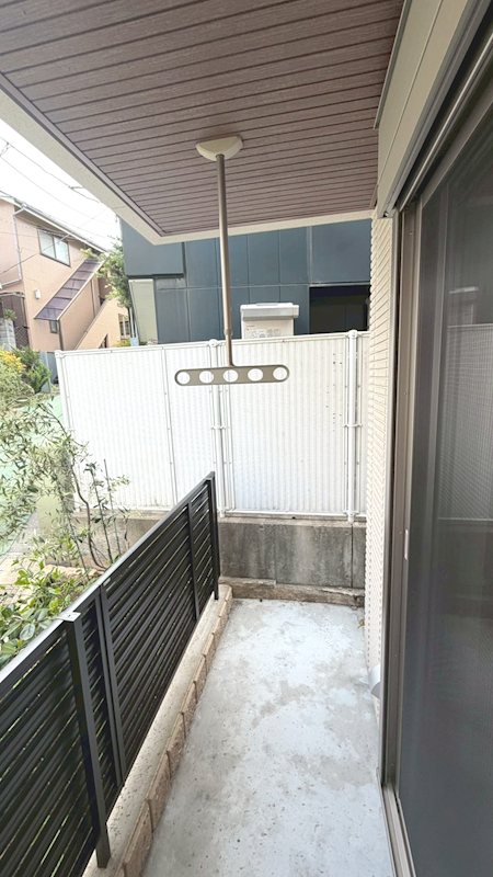 VillaすがやA ベランダ