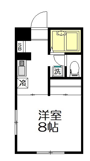 ドミシール南阿佐谷 201号室 間取り