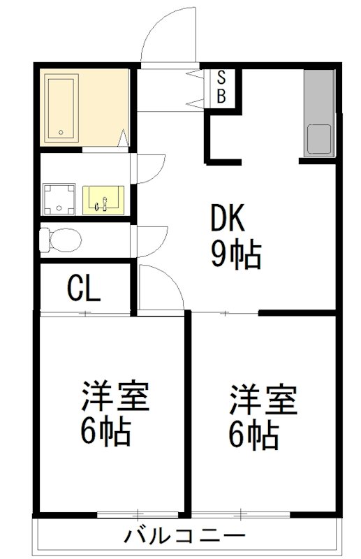 ガーデン久我山 202号室 間取り