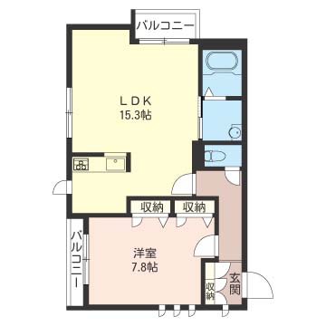 サニーフォレスト 間取り図