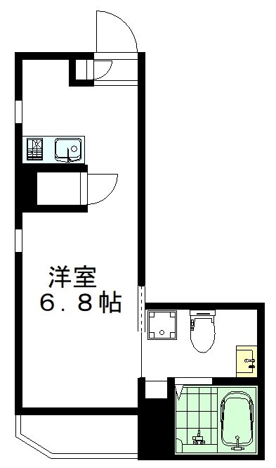 Libert&eacute;渋谷本町 102号室 間取り
