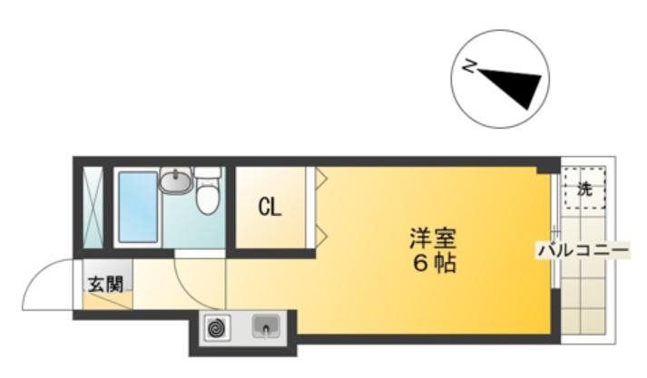 ライフピアチクマ 202号室 間取り