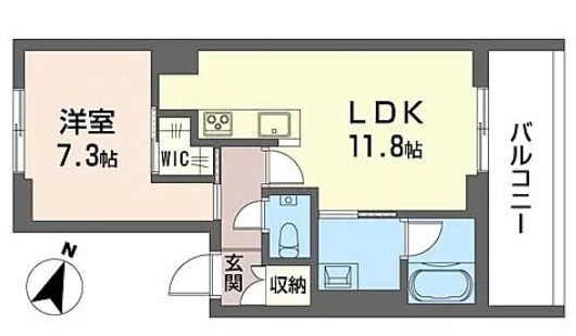 シャーメゾン牟礼 205号室 間取り